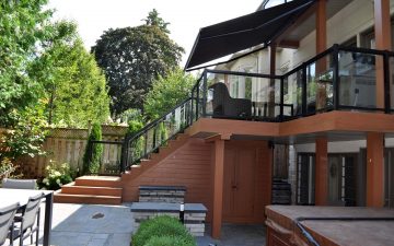 Multilevel Backyard Design in Toronto