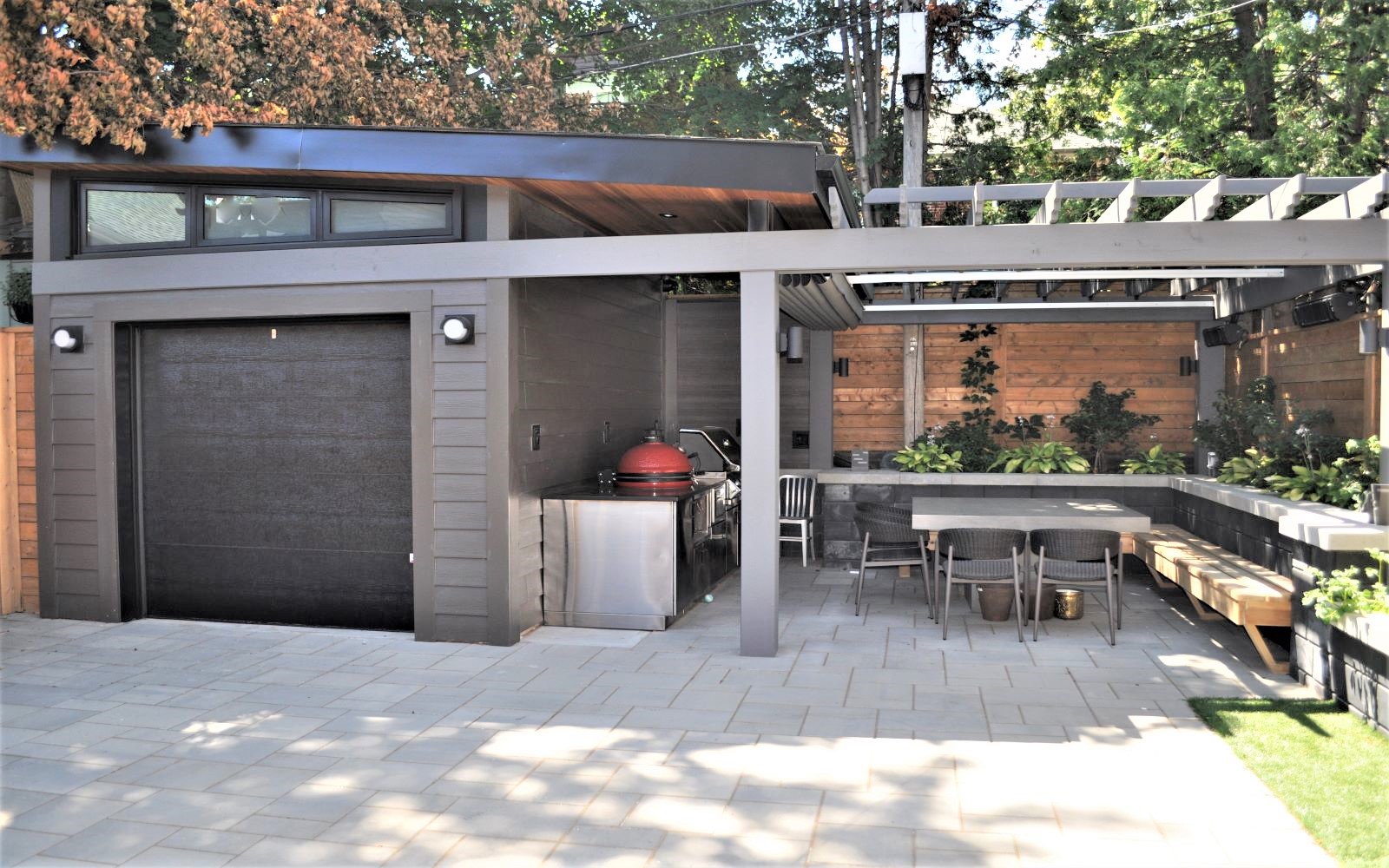 Garage to Gazebo Transformation MVK Landscape Design